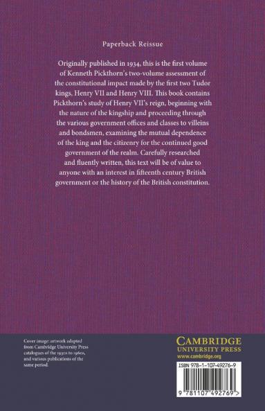 Early Tudor Government