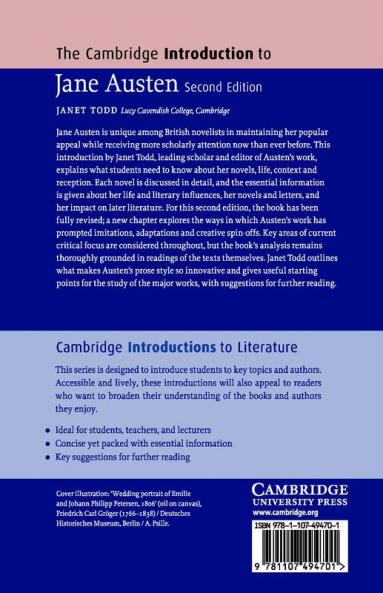 The Cambridge Introduction to Jane Austen