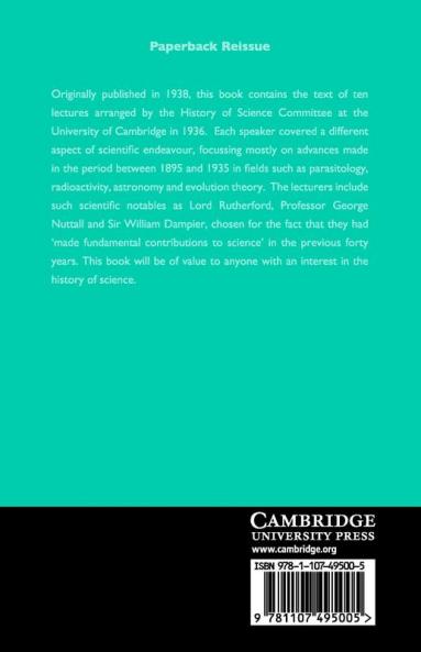 Background to Modern Science