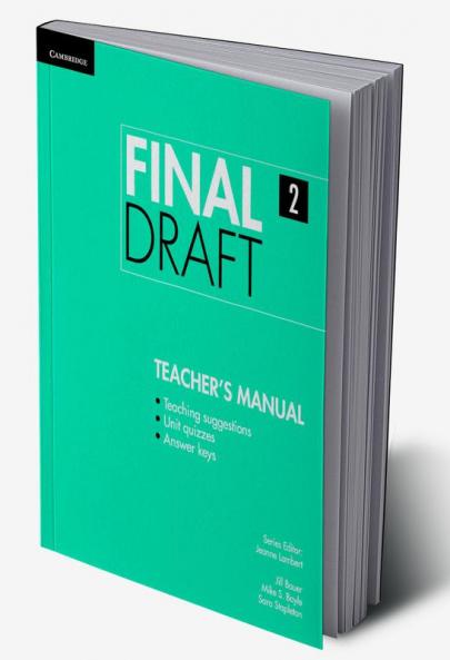 Final Draft Level 2 Teacher's Manual