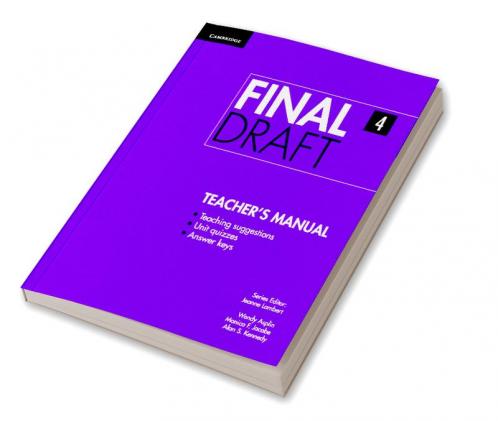 Final Draft Level 4 Teacher's Manual
