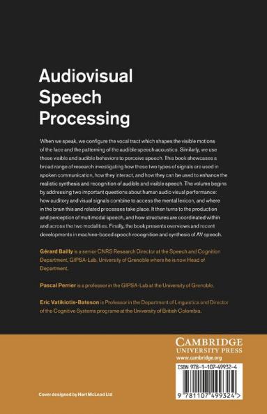 Audiovisual Speech Processing