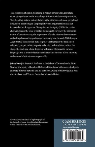 Exploring the Economy of Late Antiquity