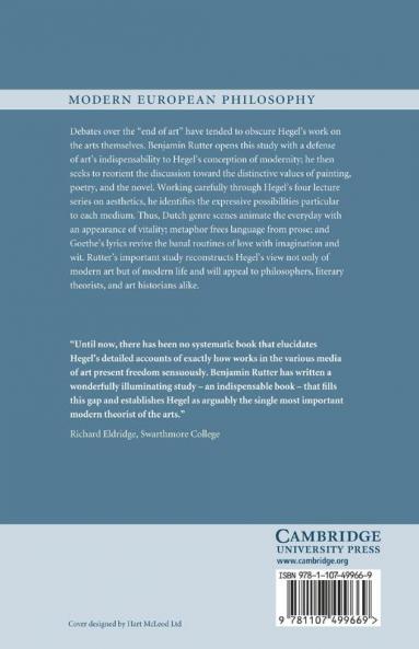 Hegel on the Modern Arts