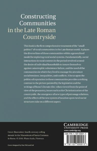 Constructing Communities in the Late Roman             Countryside