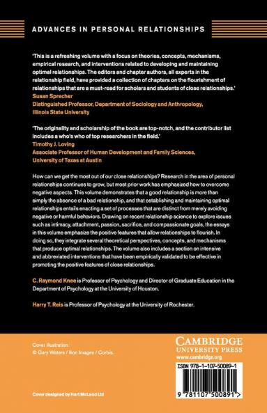 Positive Approaches to Optimal Relationship Development