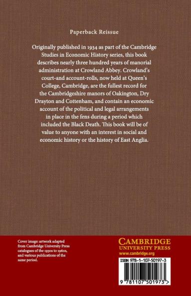 The Estates of Crowland Abbey