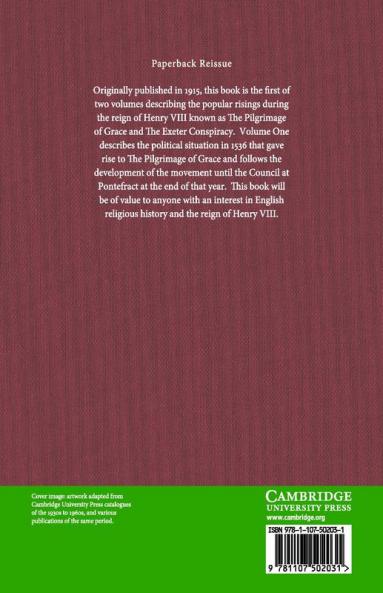 The Pilgrimage of Grace 1536-1537 and the Exeter Conspiracy             1538