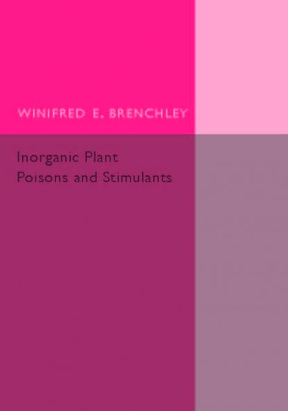 Inorganic Plant Poisons and Stimulants