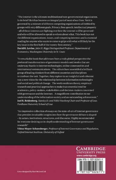 Governance Regulation and Powers on the             Internet