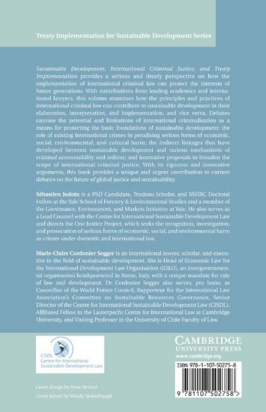 Sustainable Development International Criminal Justice and Treaty             Implementation