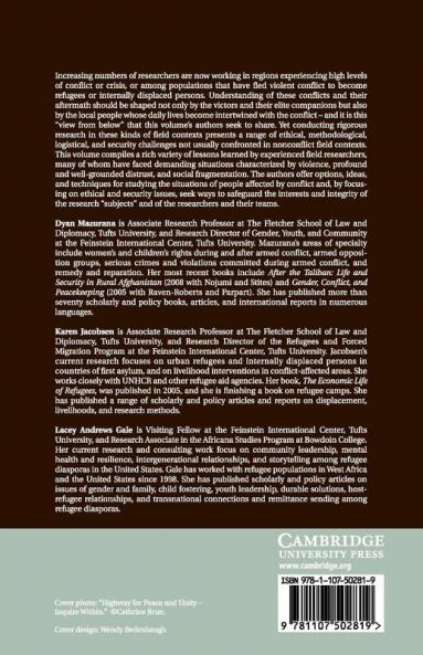 Research Methods in Conflict Settings