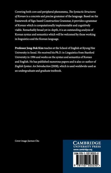 The Syntactic Structures of Korean