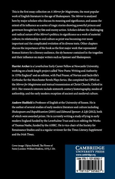 'A Mirror for Magistrates' in Context