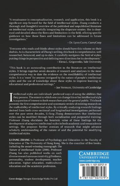 The Malleability of Intellectual Styles