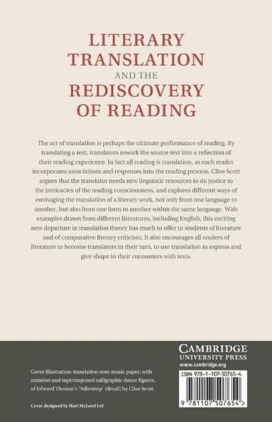 Literary Translation and the Rediscovery of             Reading