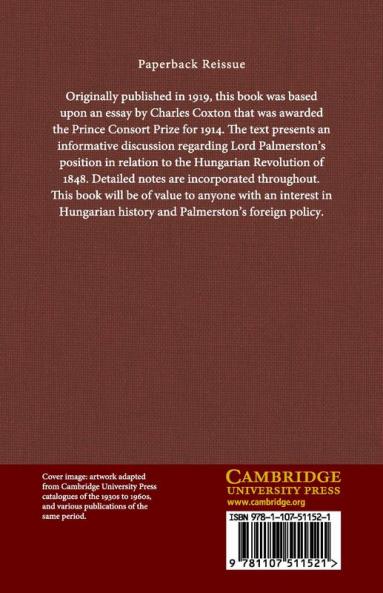Palmerston and the Hungarian Revolution