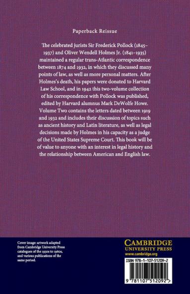 The Pollock-Holmes Letters