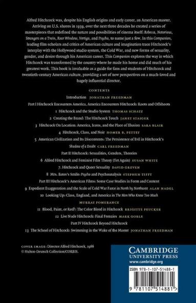 The Cambridge Companion to Alfred Hitchcock