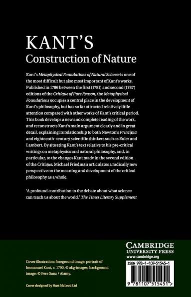 Kant's Construction of Nature