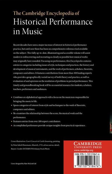 The Cambridge Encyclopedia of Historical Performance in Music
