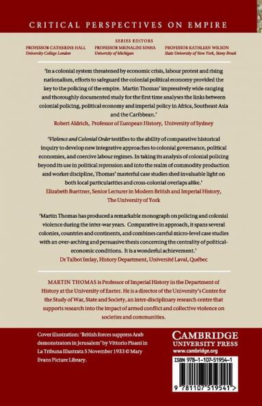 Violence and Colonial Order