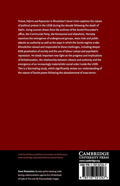 Protest Reform and Repression in Khrushchev's Soviet Union