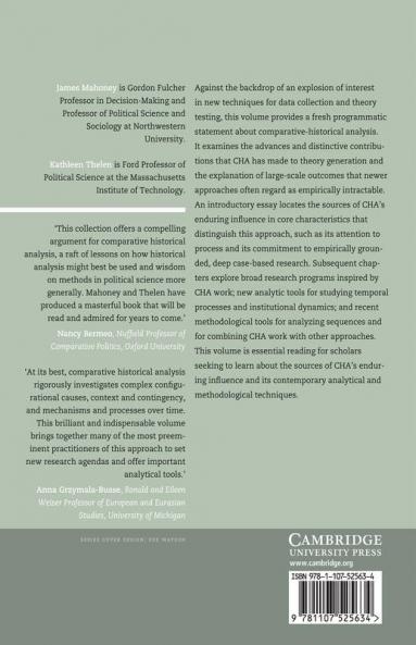 Advances in Comparative-Historical Analysis