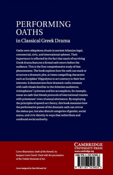 Performing Oaths in Classical Greek Drama