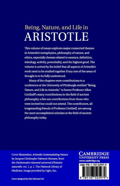 Being Nature and Life in Aristotle