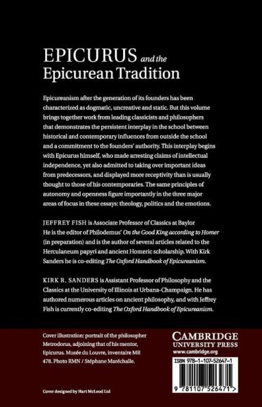 Epicurus and the Epicurean Tradition