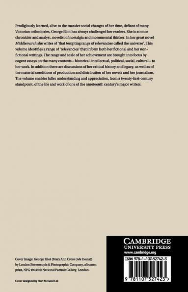 George Eliot in Context