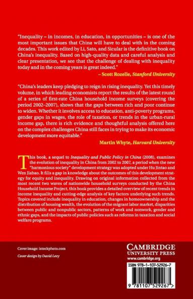 Rising Inequality in China