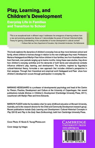 Play Learning and Children's Development