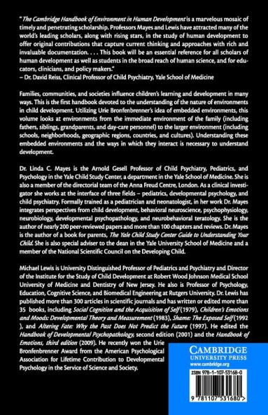 The Cambridge Handbook of Environment in Human Development