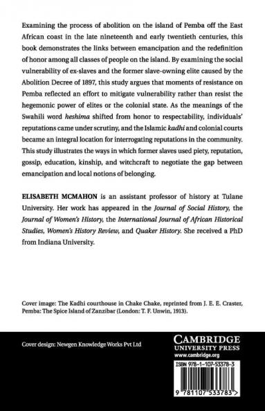 Slavery and Emancipation in Islamic East             Africa