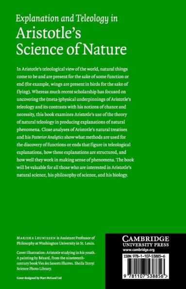 Explanation and Teleology in Aristotle's Science of             Nature