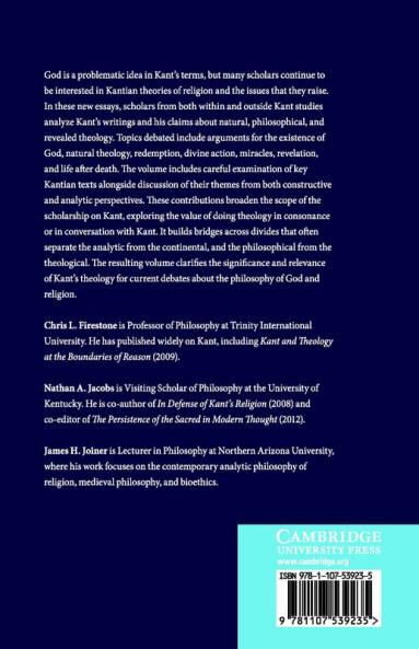 Kant and the Question of Theology