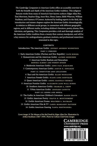 The Cambridge Companion to American Gothic