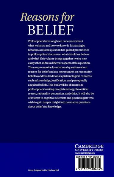 Reasons for Belief