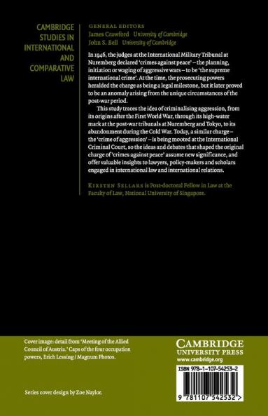 'Crimes against Peace' and International Law