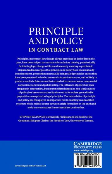 Principle and Policy in Contract Law