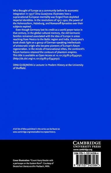 European Elites and Ideas of Empire 1917-1957