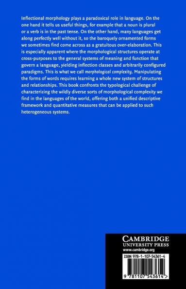 Morphological Complexity