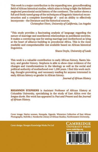A History of African Motherhood