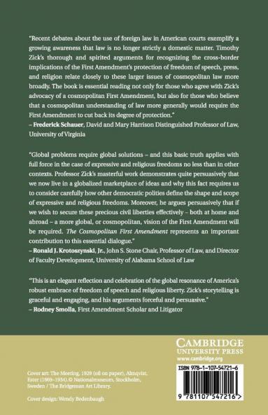 The Cosmopolitan First Amendment