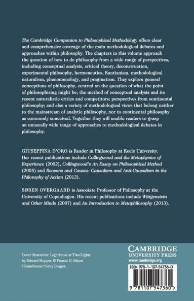 The Cambridge Companion to Philosophical Methodology
