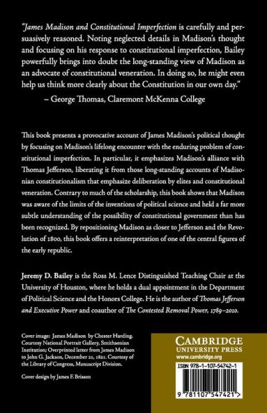 James Madison and Constitutional Imperfection