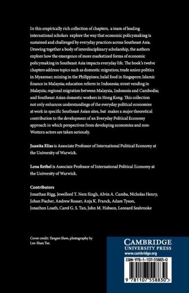 The Everyday Political Economy of Southeast Asia