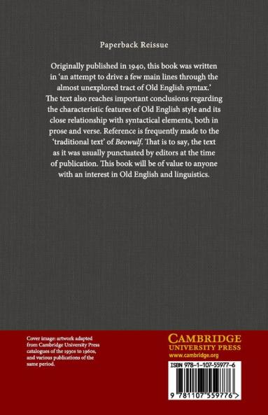 Syntax and Style in Old English